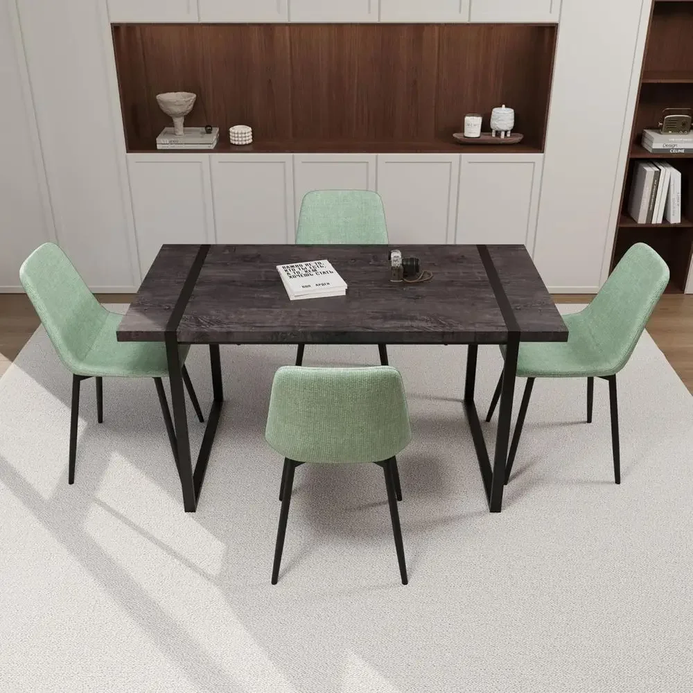 Special Offer59" Ern Medieval Industrial Dining Table Set With 4 Suede Chairs Recular MD Top & Sturdy Metal Base 5-Piece Kitchen
Special Offer59" Ern Medieval Industrial Dining Table Set With 4 Suede Chairs Recular MD Top & Sturdy Metal Base 5-Piece Kitchen