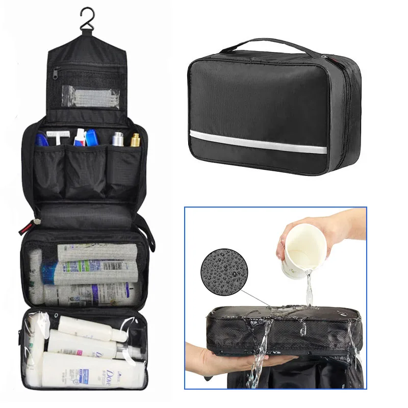 Travel Outdoor Zipper MakeUp Bag Men Women Hanging Toiletry Wash Bag For Shower Kits Waterproof Cosmetic Bag
Travel Outdoor Zipper MakeUp Bag Men Women Hanging Toiletry Wash Bag For Shower Kits Waterproof Cosmetic Bag