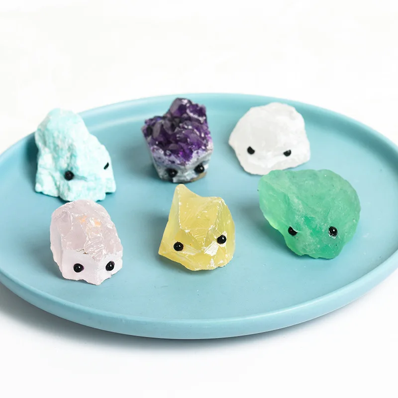 Small Natural Healing Crystals Cute Figurines Ornaments Raw Mineral Amethyst Rose Quartz Carved Hedgehog Statue Collection Gifts
Small Natural Healing Crystals Cute Figurines Ornaments Raw Mineral Amethyst Rose Quartz Carved Hedgehog Statue Collection Gifts
