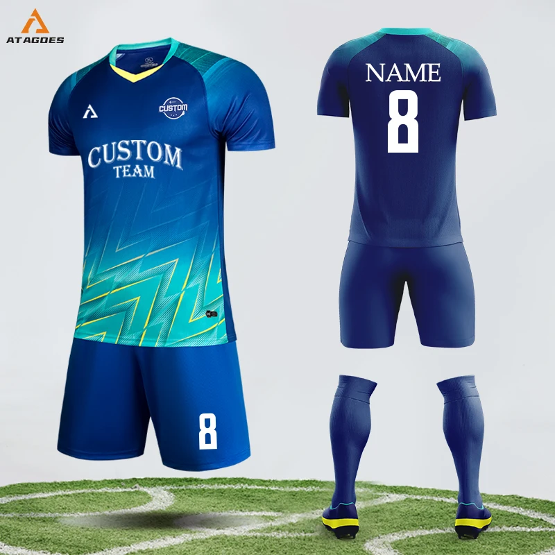 Wholesale Men Soccer Wear Customized Youth Football Jersey With Print Logo And Numbers Football Kits Full Set Soccer Kit M8643
Wholesale Men Soccer Wear Customized Youth Football Jersey With Print Logo And Numbers Football Kits Full Set Soccer Kit M8643