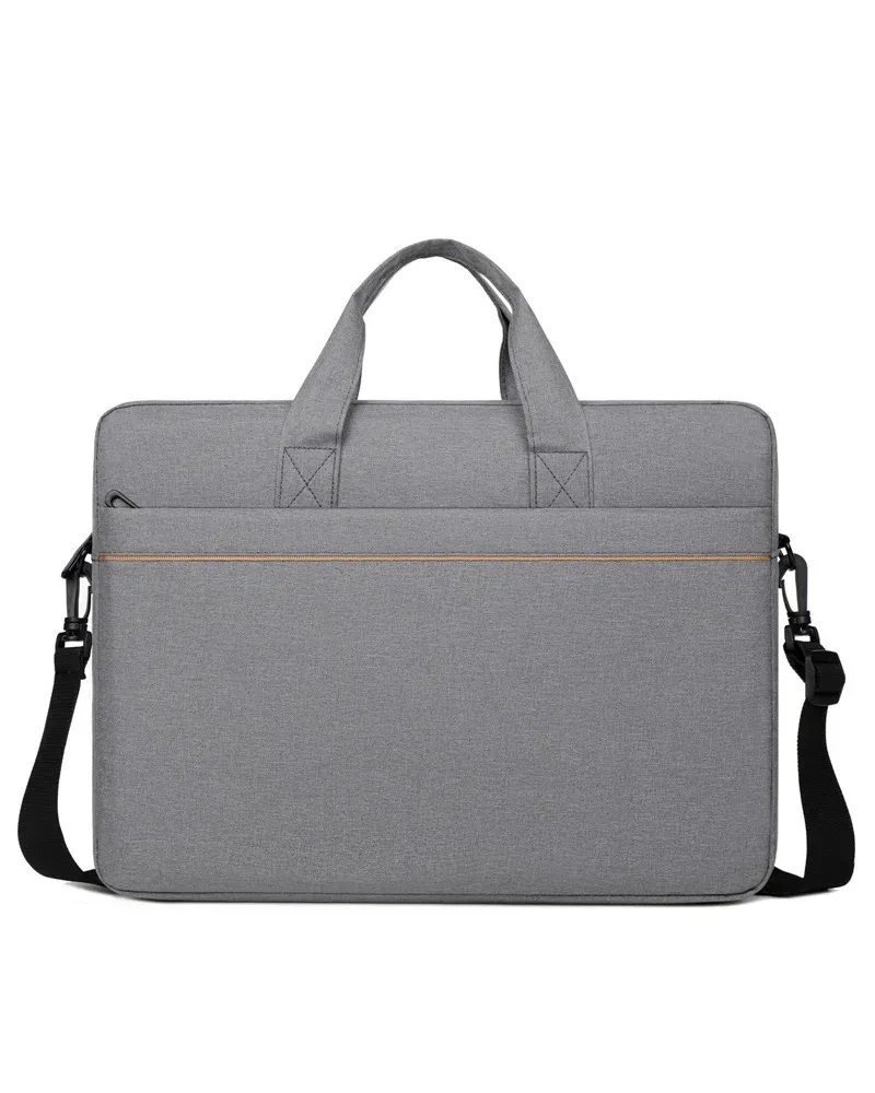 Gray Laptop Handbag 13 14 15.6 Inch Notebook Sleeve With Trolley Belt Water Resistant Oxford Cloth Portable Business Briefcase
Gray Laptop Handbag 13 14 15.6 Inch Notebook Sleeve With Trolley Belt Water Resistant Oxford Cloth Portable Business Briefcase