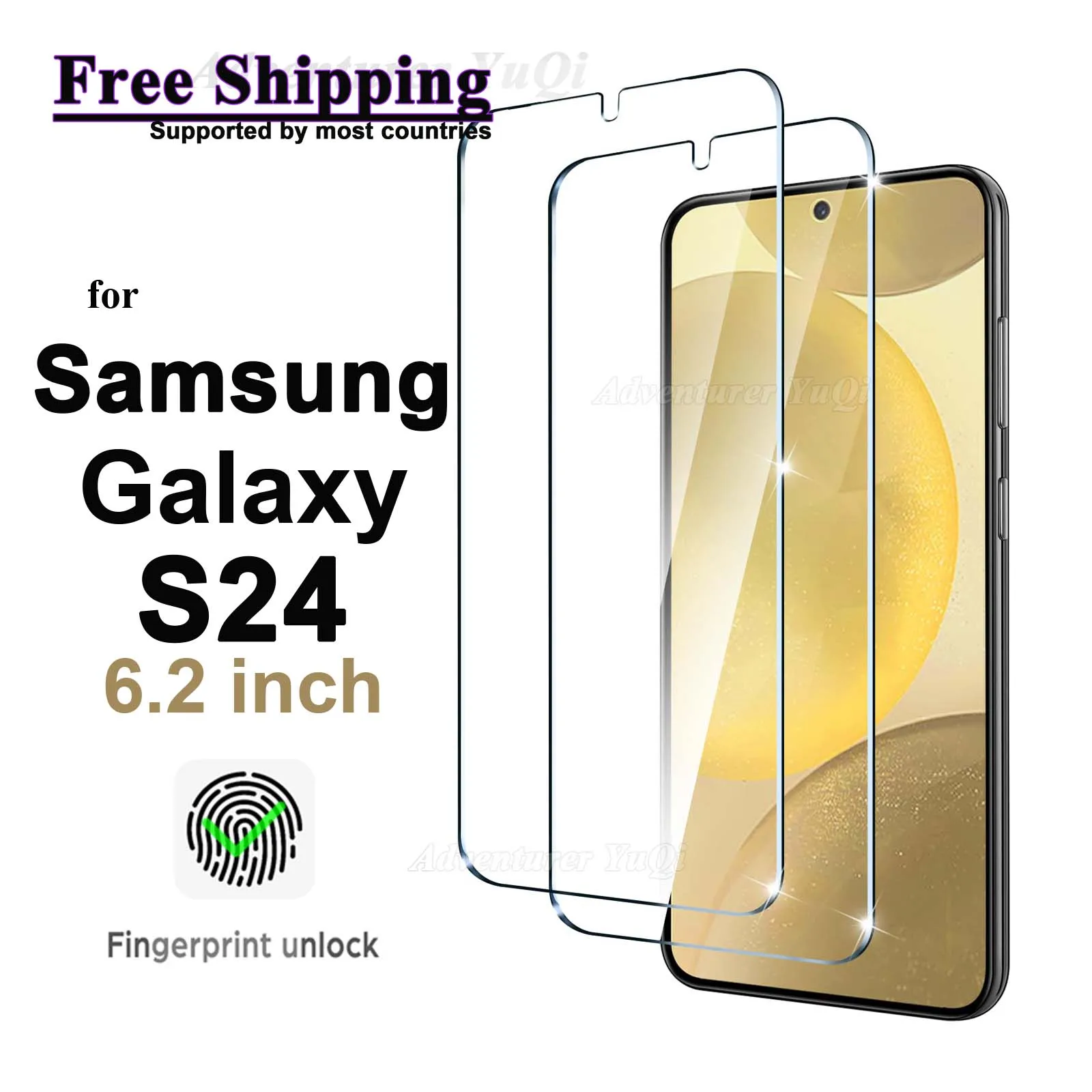 Screen Protector For Galaxy S24 Samsung 6.2 inch Tempered Glass HD 9H High Aluminum Crystal Anti Scratch Unlock
Screen Protector For Galaxy S24 Samsung 6.2 inch Tempered Glass HD 9H High Aluminum Crystal Anti Scratch Unlock
