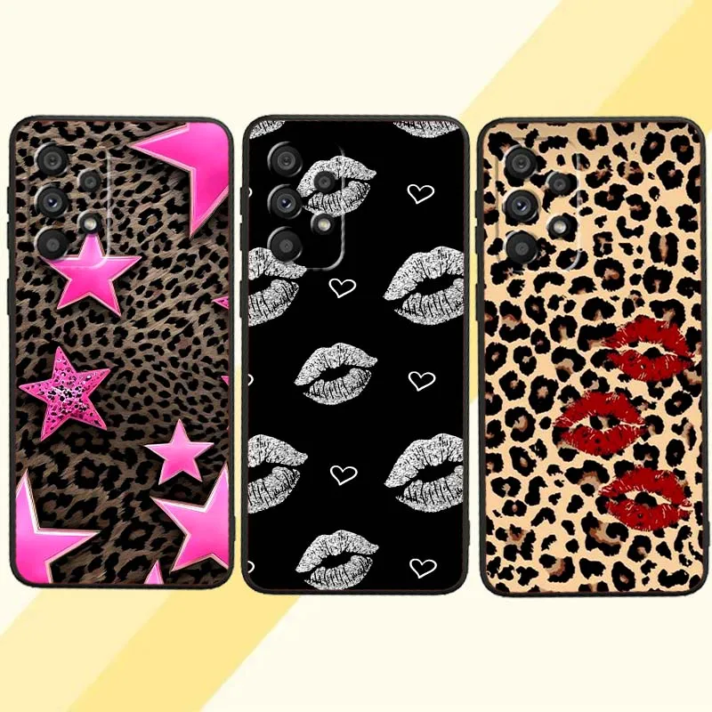 Leopard print lip design For Samsung A73 A72 A71 A55 A54 A53 A52 A51 A13 A22 A16 A15 A12 A14 A26 A07 5G Black Cover
Leopard print lip design For Samsung A73 A72 A71 A55 A54 A53 A52 A51 A13 A22 A16 A15 A12 A14 A26 A07 5G Black Cover