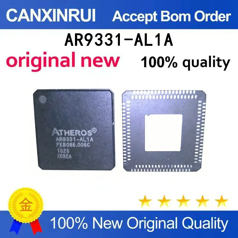 (5-100 PCS) New stock AR9331-AL1A QFN
(5-100 PCS) New stock AR9331-AL1A QFN