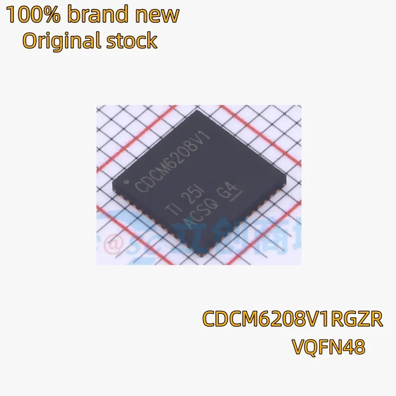 (5/20 pieces) CDCM6208V1RGZR CDCM6208V1 VQFN48 8-Channel Programmable Clock Output 100% Brand New Original Stock Chipset
(5/20 pieces) CDCM6208V1RGZR CDCM6208V1 VQFN48 8-Channel Programmable Clock Output 100% Brand New Original Stock Chipset