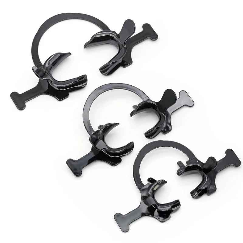 3Pcs Dental Intraoral Cheek Lip Retractor Spreader Orthodontic Mouth Opener C-Shape With Handle Black Dentistry AccessoriesS/M/L
3Pcs Dental Intraoral Cheek Lip Retractor Spreader Orthodontic Mouth Opener C-Shape With Handle Black Dentistry AccessoriesS/M/L