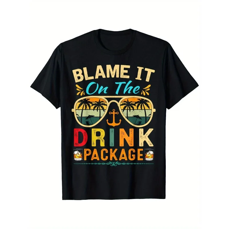 Cruise Drinking Shirt for Men Blame It On The Drink Package Funny Vacation T Shirt Tropical Beach Graphic Tee Summer Gift
Cruise Drinking Shirt for Men Blame It On The Drink Package Funny Vacation T Shirt Tropical Beach Graphic Tee Summer Gift