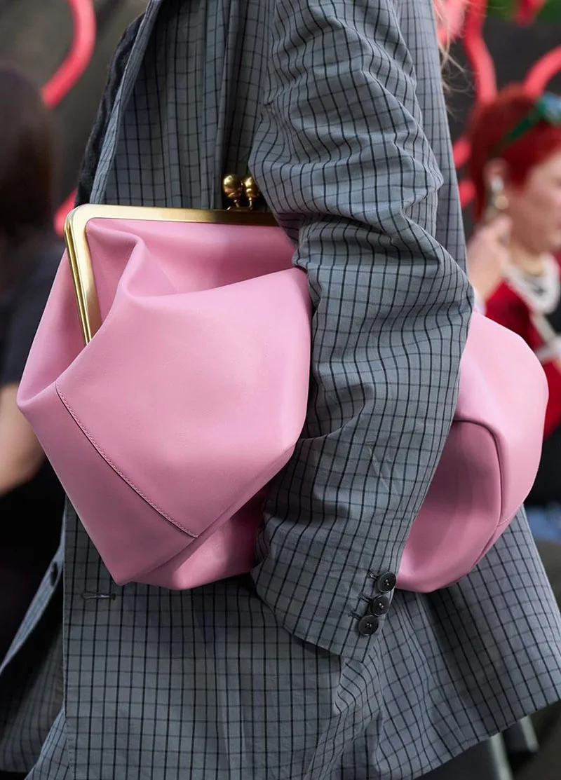 Fashion Large Kisslock Clutch Bag for Women Designer Clip Shell Women Shoulder Bags Luxury Soft Pu Leather Pink Color Handbags
Fashion Large Kisslock Clutch Bag for Women Designer Clip Shell Women Shoulder Bags Luxury Soft Pu Leather Pink Color Handbags