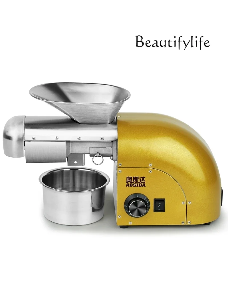 Automatic household oil press with commercial technology of frying stainless steel Small hot and cold press
Automatic household oil press with commercial technology of frying stainless steel Small hot and cold press