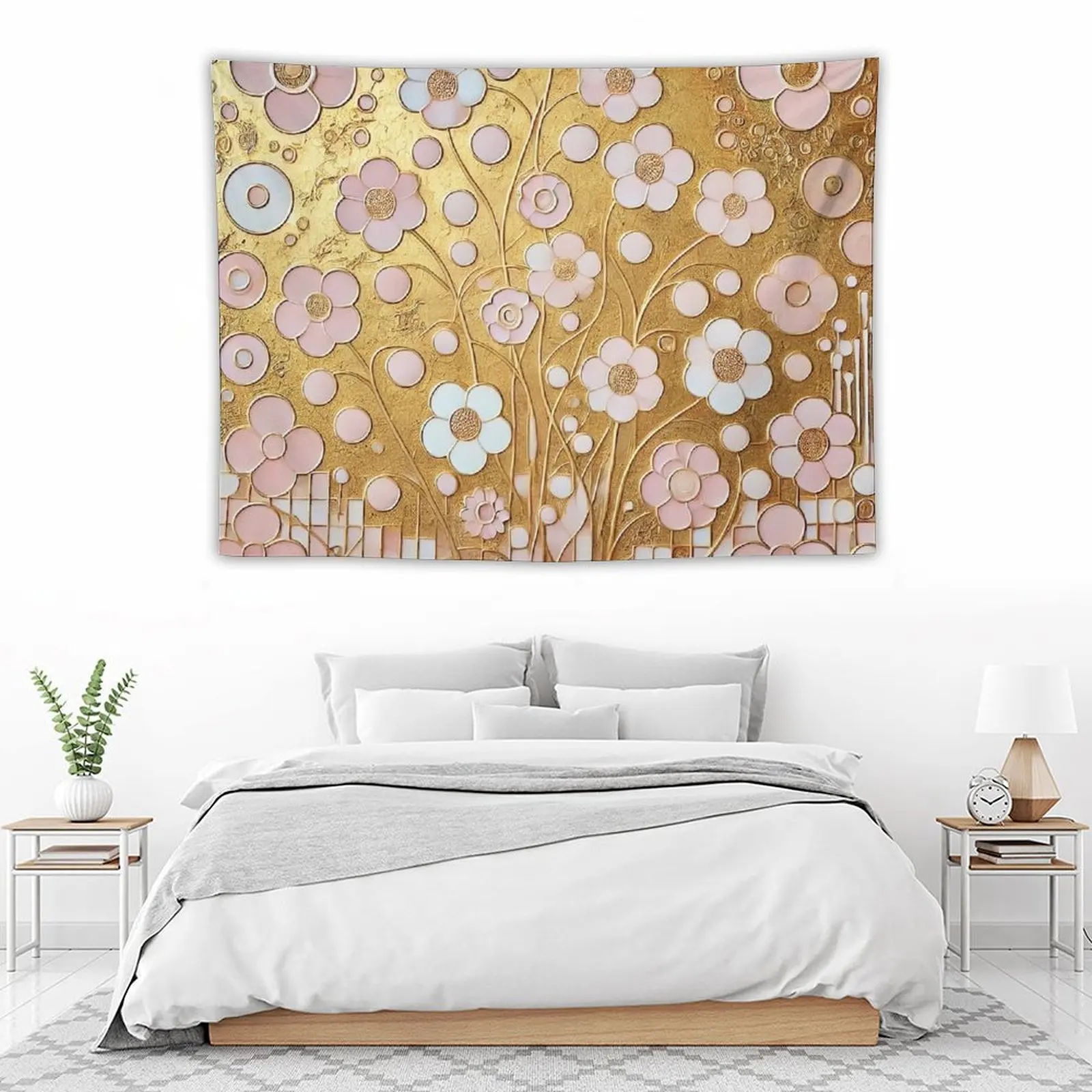Gustav Klimt Flowers and Gold Tapestry Outdoor Decor Tapete For The Wall Wall Hanging Bedroom Decoration Tapestry
Gustav Klimt Flowers and Gold Tapestry Outdoor Decor Tapete For The Wall Wall Hanging Bedroom Decoration Tapestry