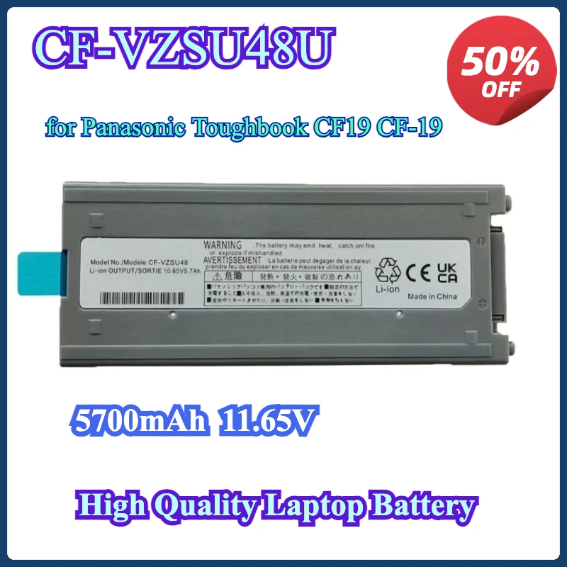 BrandNew CF-VZSU48U Laptop Battery for Panasonic Toughbook CF19 CF-19 MK1 MK2 MK3 MK4 MK5 MK6 MK7 MK8 Series CF-VZSU28 CF-VZSU48
BrandNew CF-VZSU48U Laptop Battery for Panasonic Toughbook CF19 CF-19 MK1 MK2 MK3 MK4 MK5 MK6 MK7 MK8 Series CF-VZSU28 CF-VZSU48