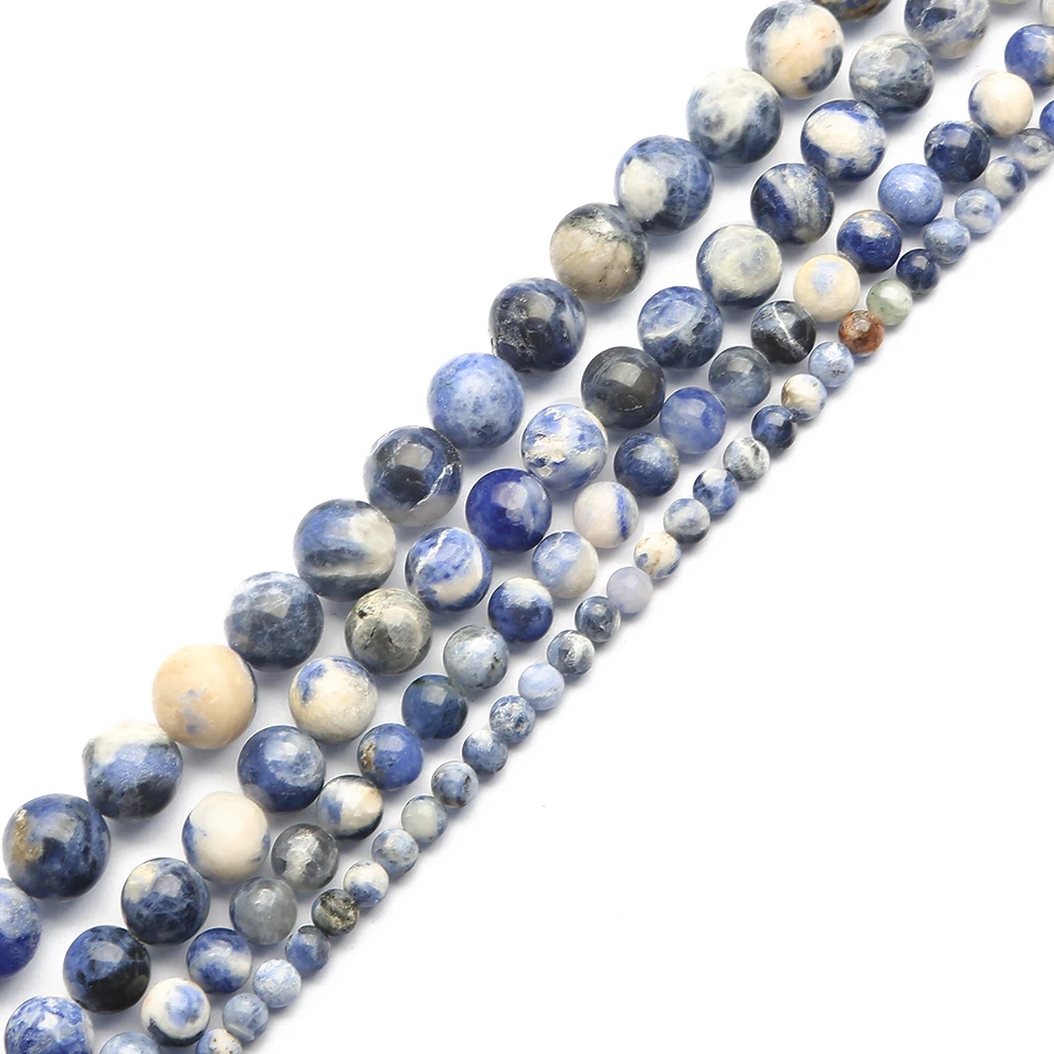 Natural Stone Blue Sodalite Beads Round Loose Spacer Beads For Jewelry Making Pick Size Diy Bracelet Necklace Earring Accessory
Natural Stone Blue Sodalite Beads Round Loose Spacer Beads For Jewelry Making Pick Size Diy Bracelet Necklace Earring Accessory
