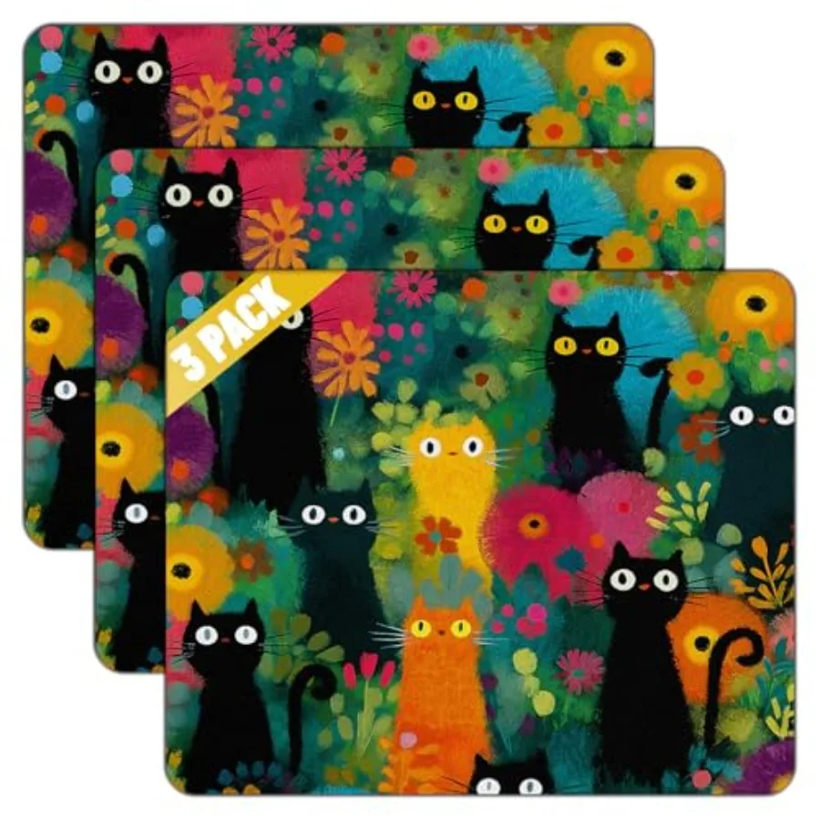 Mouse Pad Set, Non-Slip Rubber Base, Floral Garden Design, 9.5 x 7.9 Inch Computer Desk Accessory, 3 Pack
Mouse Pad Set, Non-Slip Rubber Base, Floral Garden Design, 9.5 x 7.9 Inch Computer Desk Accessory, 3 Pack