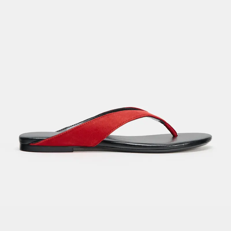 2026 summer new simple red pinch women wear non-slip beach cool slippers
2026 summer new simple red pinch women wear non-slip beach cool slippers