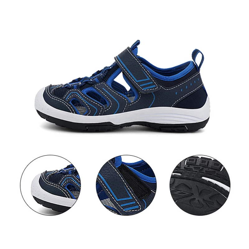 High quality new children's sandals Velcro children's sports shoes toe cap sandals
High quality new children's sandals Velcro children's sports shoes toe cap sandals