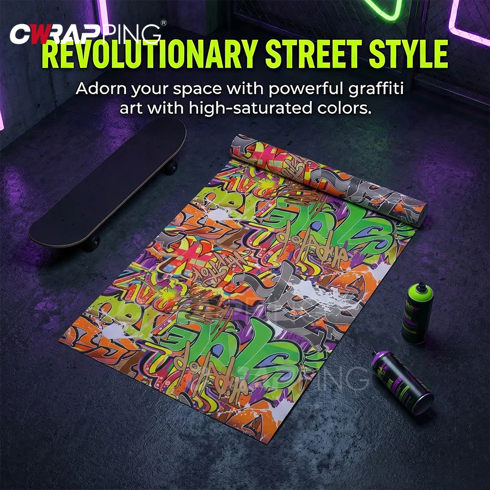 Graffiti Painting Film Car Decals and Graphics Skateboard Waterproof Vinyl Wrap Motorcycle Helmets Cartoon Films Car Accessories
Graffiti Painting Film Car Decals and Graphics Skateboard Waterproof Vinyl Wrap Motorcycle Helmets Cartoon Films Car Accessories