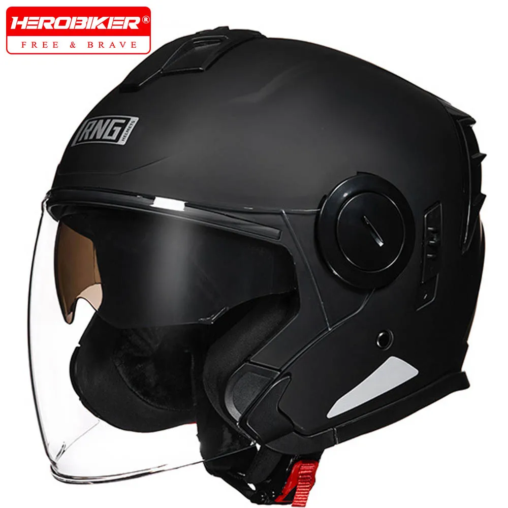 3/4 Open Face Motorcycle Helmet Dual Visor Half Helmets Moto Helmet For Scooter Electric Bike Riding Safety Helmet For Adults
3/4 Open Face Motorcycle Helmet Dual Visor Half Helmets Moto Helmet For Scooter Electric Bike Riding Safety Helmet For Adults