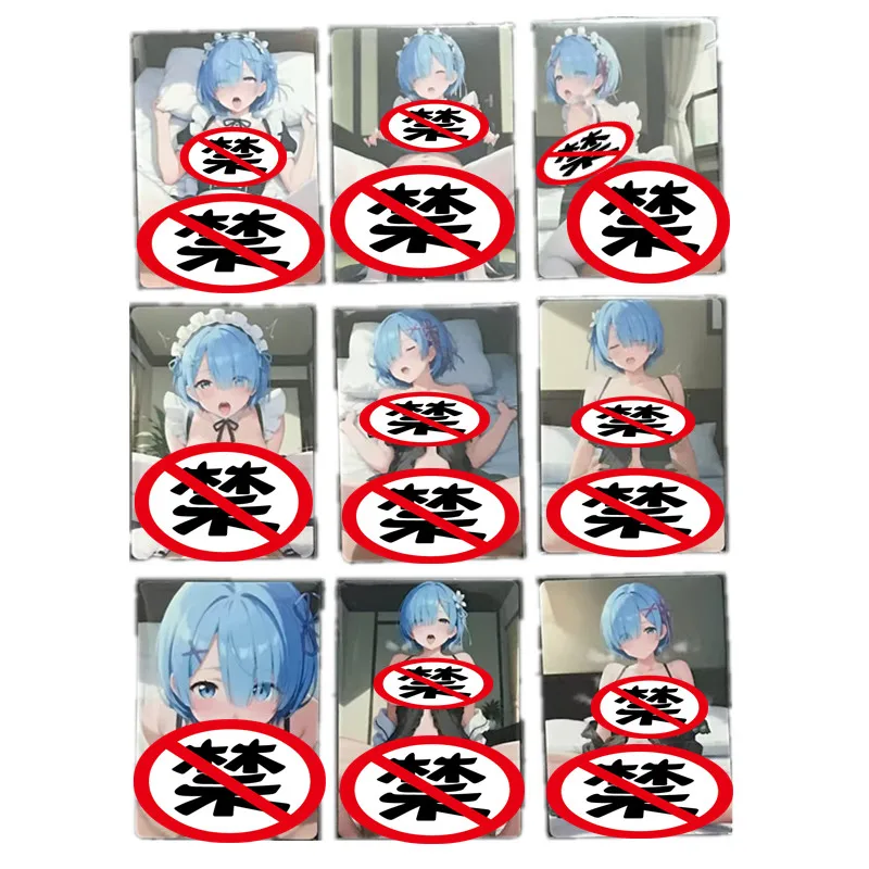 9Pcs/set Anime Re:Zero Starting Life in Another World Rem Sexy Nude Card ACG Maid Dress Up Cute Girl Toy Gift Collection Card 
9Pcs/set Anime Re:Zero Starting Life in Another World Rem Sexy Nude Card ACG Maid Dress Up Cute Girl Toy Gift Collection Card