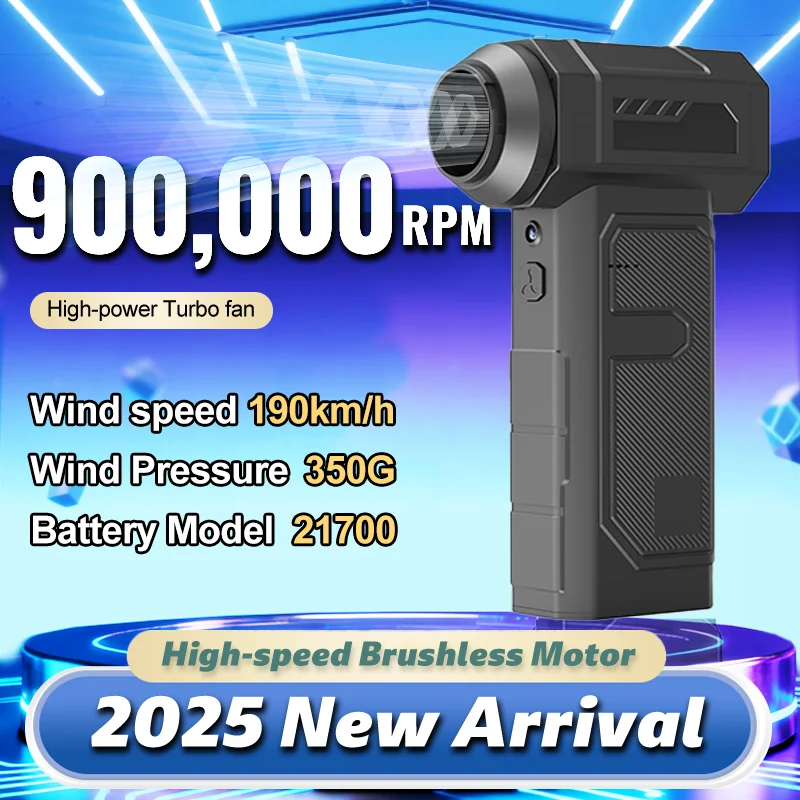 Электрический вентилятор 900000 об/мин, мощный турбореактивный вентилятор, многоцелевой перезаряжаемый вентилятор со светодиодной подсветкой для автомобиля/ПК/наружного инструмента
Электрический вентилятор 900000 об/мин, мощный турбореактивный вентилятор, многоцелевой перезаряжаемый вентилятор со светодиодной подсветкой для автомобиля/ПК/наружного инструмента