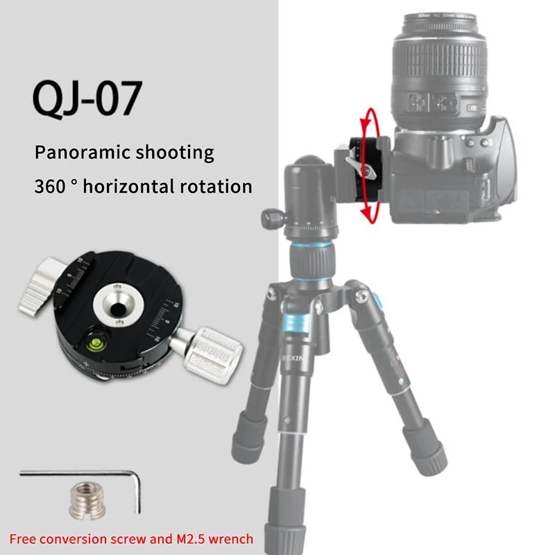 1 Set 360° Rotate Panoramic Shooting Clamp For Arca Swiss Camera Tripod Quick Release Clamp Holder Tripod Mount Plate Adapter
1 Set 360° Rotate Panoramic Shooting Clamp For Arca Swiss Camera Tripod Quick Release Clamp Holder Tripod Mount Plate Adapter