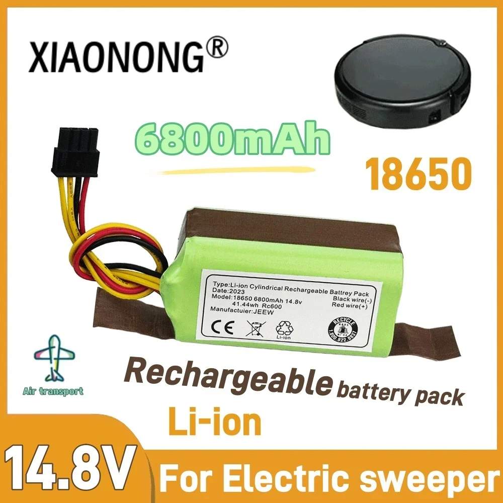18650 14.8V 6800mAh Robot Vacuum Cleaner Battery for LIFERO RX9 360 S5 S7pro T90 Proscenic KAKA760 P1S P2 Li-ion Replacement Bat
18650 14.8V 6800mAh Robot Vacuum Cleaner Battery for LIFERO RX9 360 S5 S7pro T90 Proscenic KAKA760 P1S P2 Li-ion Replacement Bat