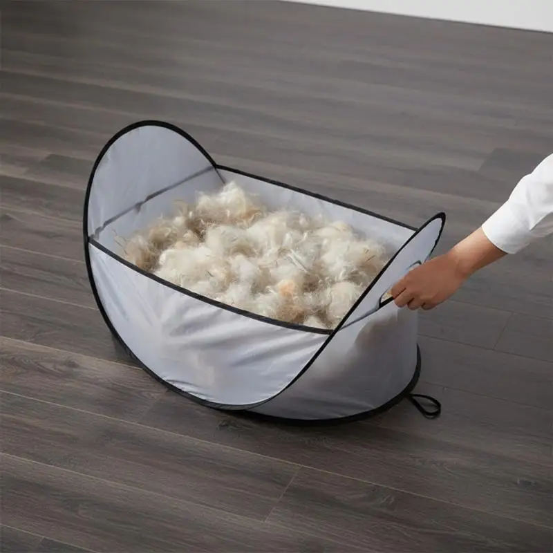 Adjustable Easy Trimming Shaving Pet Cleaning Supplies Foldable Pet Salon Hair Storage Net Bag Pet Shearing Basket Waterproof
Adjustable Easy Trimming Shaving Pet Cleaning Supplies Foldable Pet Salon Hair Storage Net Bag Pet Shearing Basket Waterproof