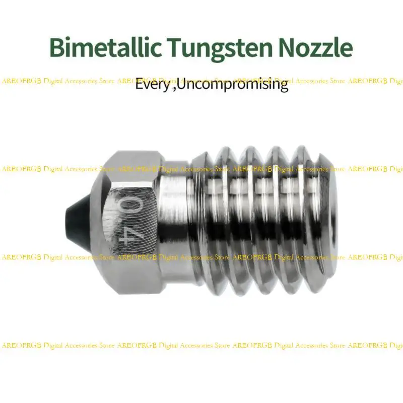 E21E Hardened Steel Nozzle With Excellent Conductivity For Lab P1 3D Printers High Wear Filaments
E21E Hardened Steel Nozzle With Excellent Conductivity For Lab P1 3D Printers High Wear Filaments