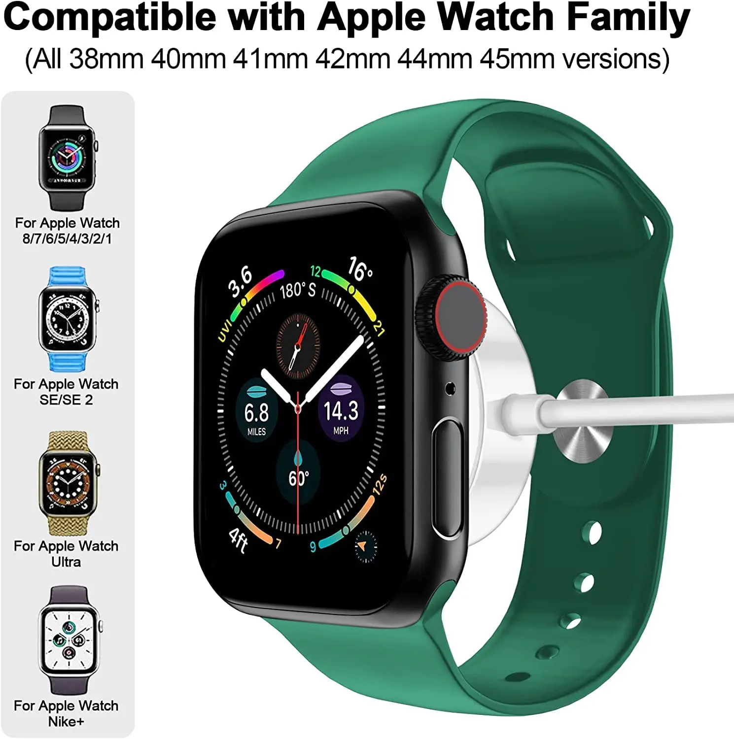 Magnetic Wireless Charger For Apple Watch Series 10 9 8 7 6 Ultra 2 SE Fast Charging Cable Accessories For iWatch 10 9 8 7 6 5 4
Magnetic Wireless Charger For Apple Watch Series 10 9 8 7 6 Ultra 2 SE Fast Charging Cable Accessories For iWatch 10 9 8 7 6 5 4