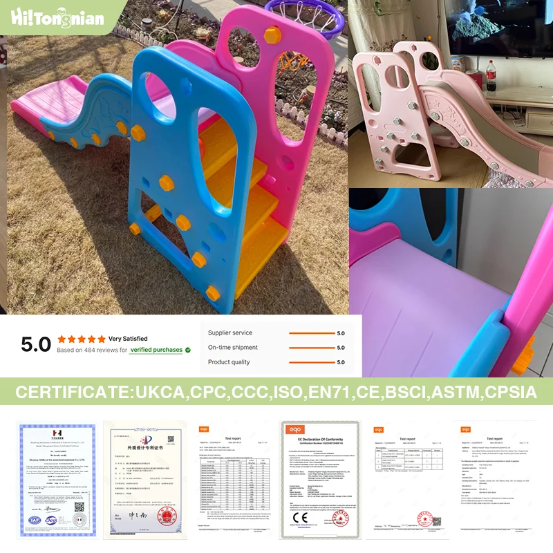 Wholesale Cheap Factory Custom Colorful 2 in 1 Baby Playhouse Indoor Playground Small Baby Toy Slide Kids Plastic Slides
Wholesale Cheap Factory Custom Colorful 2 in 1 Baby Playhouse Indoor Playground Small Baby Toy Slide Kids Plastic Slides