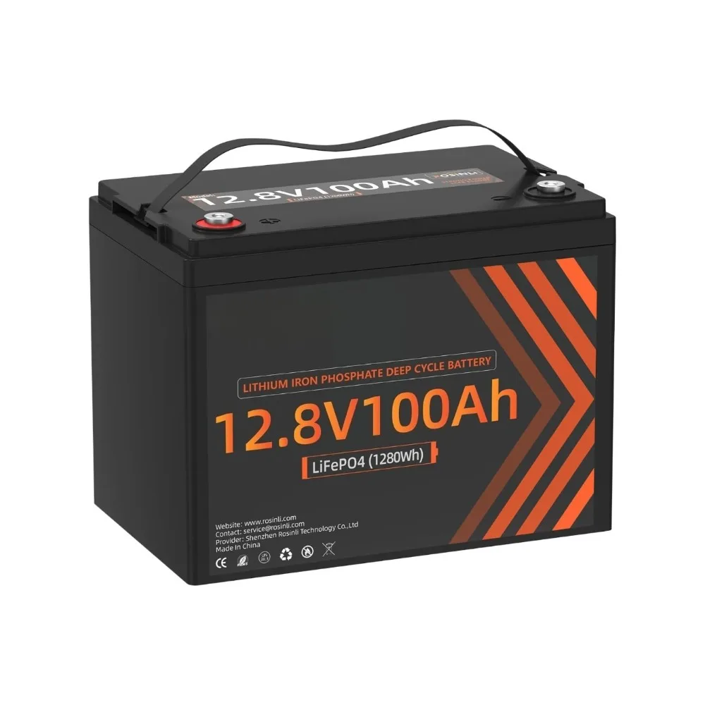 12V 100Ah BCI Group 24 LiFePO4 Battery, Built in 100A BMS, Max. 15000 Deep Cycle Lithium Rechargeable Battery for RV, Trolling
12V 100Ah BCI Group 24 LiFePO4 Battery, Built in 100A BMS, Max. 15000 Deep Cycle Lithium Rechargeable Battery for RV, Trolling