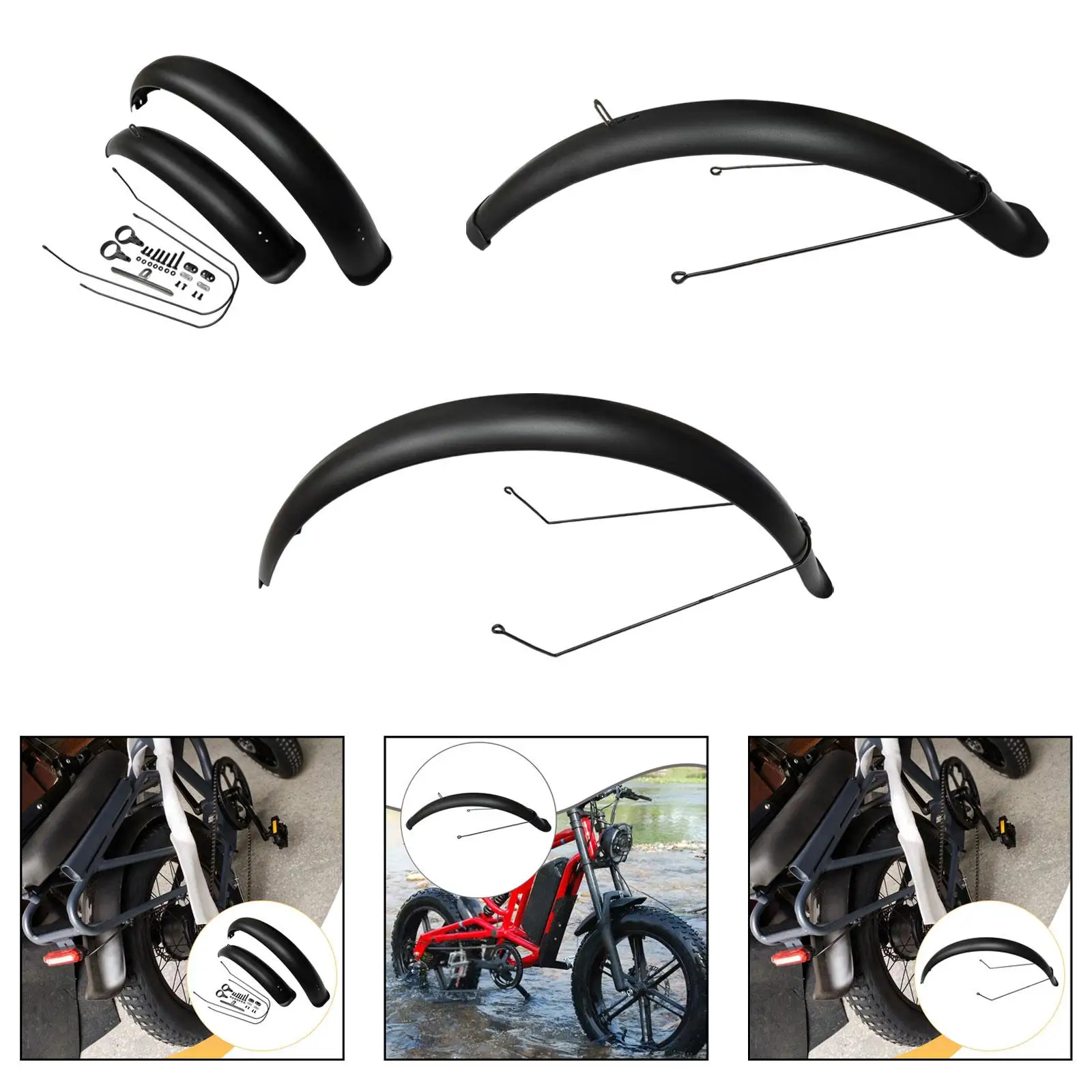 Fat Tire Bike Fender Direct Replaces, Durability, Easy Installation, Cycling Accessories, Bike Mud Guard Snow Bicycle Mudguard
Fat Tire Bike Fender Direct Replaces, Durability, Easy Installation, Cycling Accessories, Bike Mud Guard Snow Bicycle Mudguard