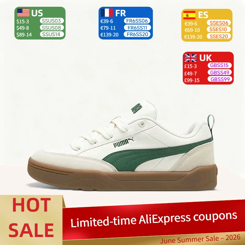 PUMA Park Lifestyle OG Casual, Comfortable, Cushioned, Durable, Breathable Low-Top Sneakers (Unisex) White/Green 397262-02
PUMA Park Lifestyle OG Casual, Comfortable, Cushioned, Durable, Breathable Low-Top Sneakers (Unisex) White/Green 397262-02