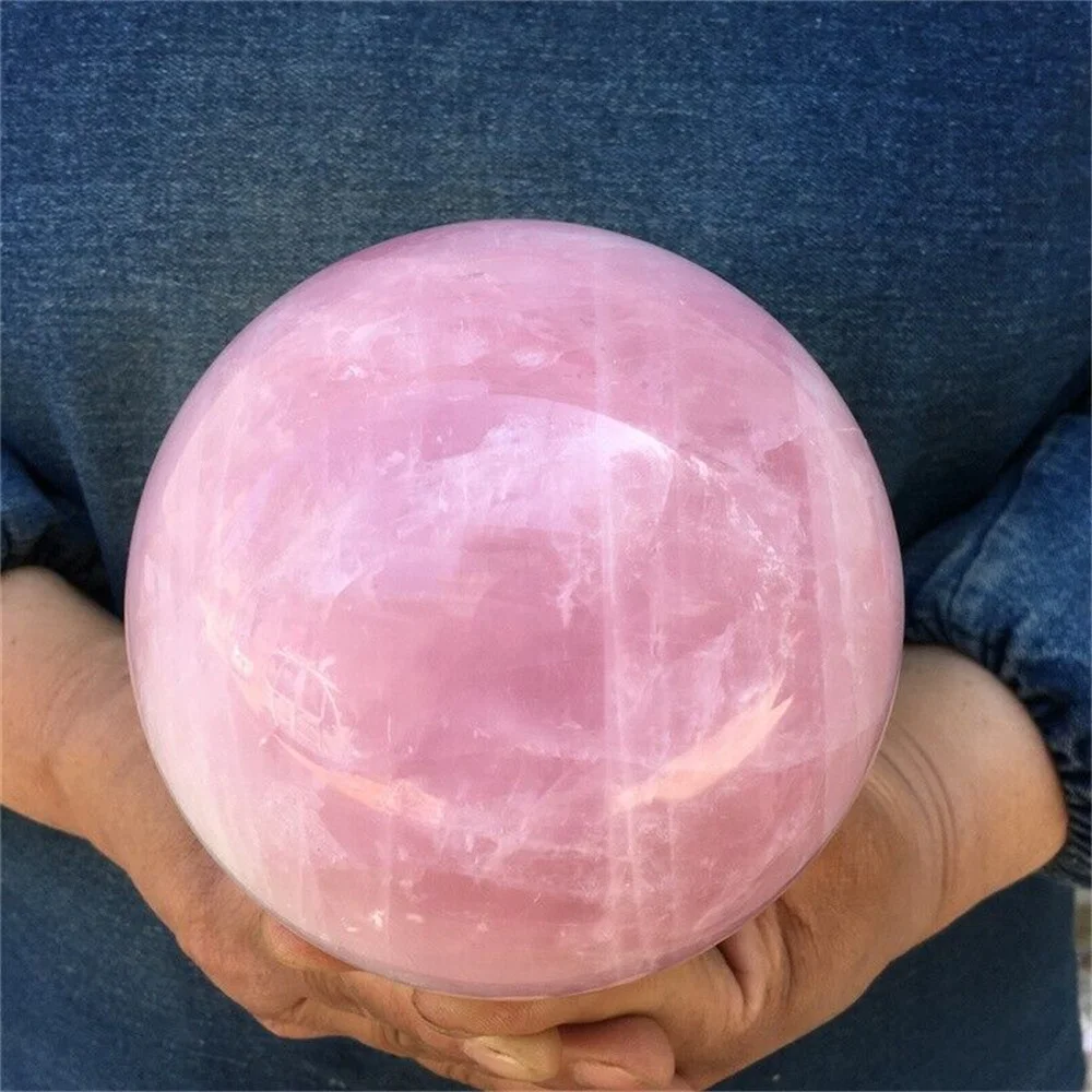 Magical Natural Pink Rose Stone Ball Quartz Pink Crystal Mineral Specimen Healing Home Office Degaussing Decorative Treatmen Gem
Magical Natural Pink Rose Stone Ball Quartz Pink Crystal Mineral Specimen Healing Home Office Degaussing Decorative Treatmen Gem