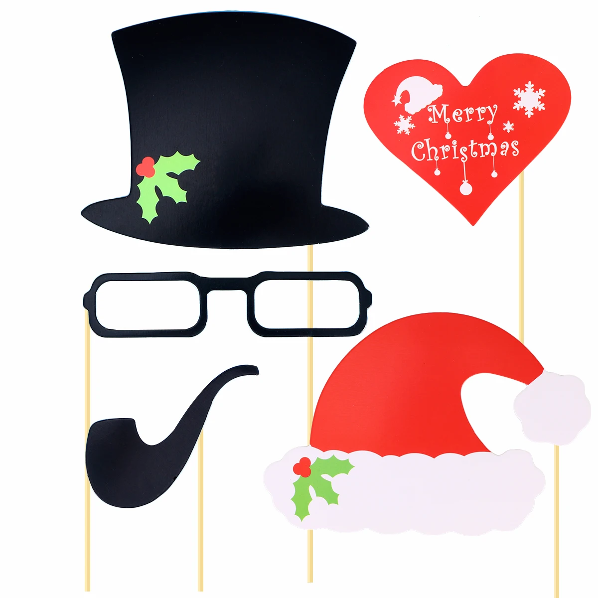 28Pcs Photography Props Christmas Party Photo Booth Kit Creative Posing Accessories Hats Glasses Mustache Party Decoration
28Pcs Photography Props Christmas Party Photo Booth Kit Creative Posing Accessories Hats Glasses Mustache Party Decoration
