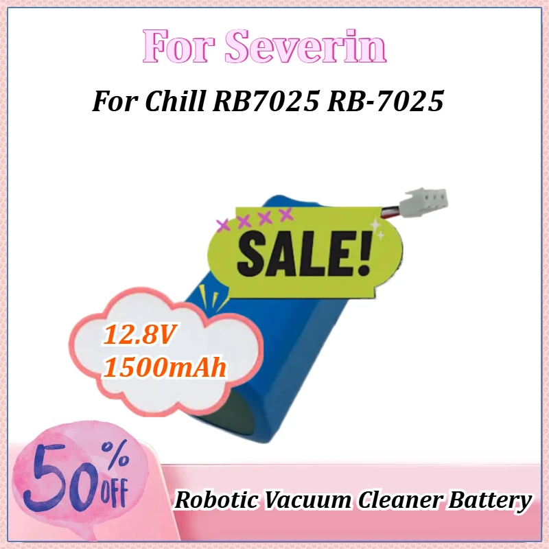 Новая аккумуляторная батарея 12.8V 1500mAh для робота-пылесоса Severin Chill RB-7025 RB7025
Новая аккумуляторная батарея 12.8V 1500mAh для робота-пылесоса Severin Chill RB-7025 RB7025