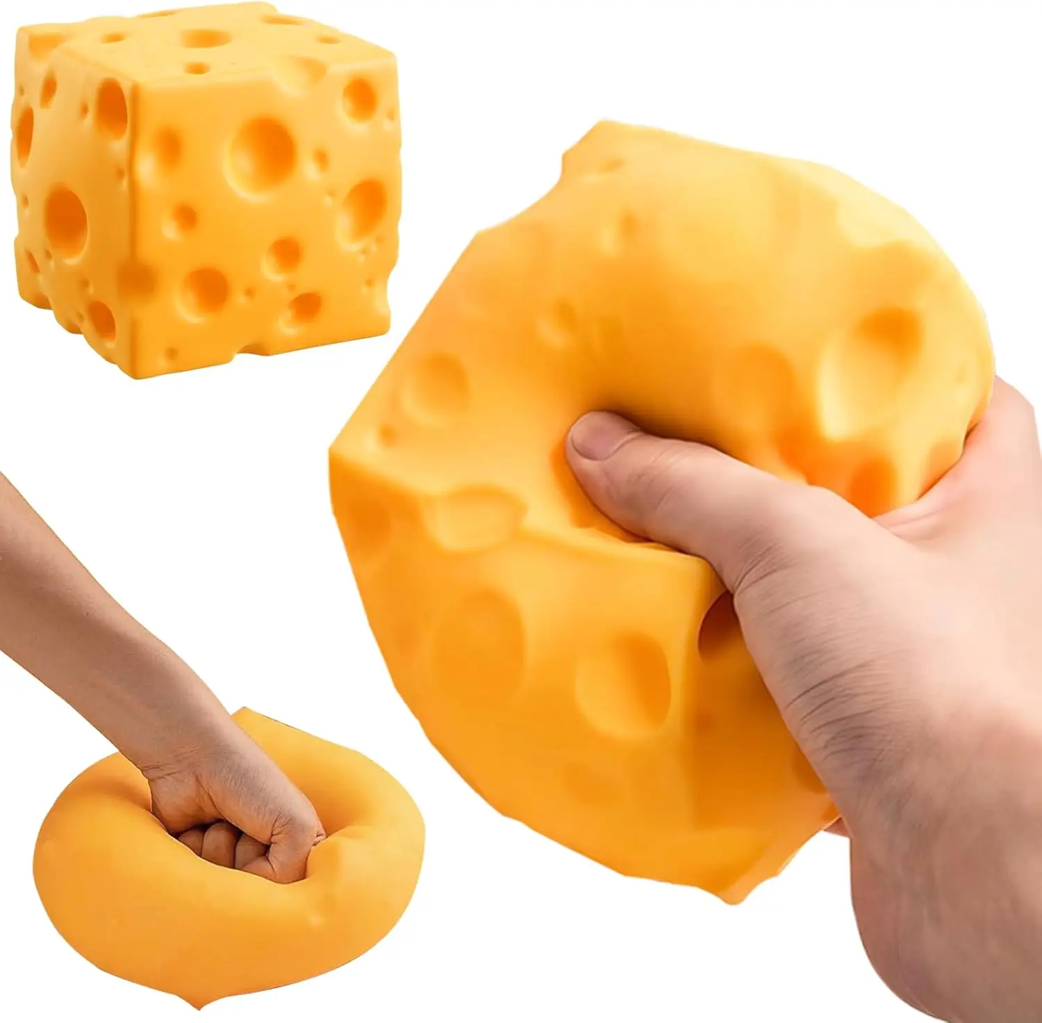 Giant Cheese Squishy: Maltose Texture Slow Rebound Stress Ball, Aesthetic Taba Squeeze Toy, Sensory Office Relief Toy, New
Giant Cheese Squishy: Maltose Texture Slow Rebound Stress Ball, Aesthetic Taba Squeeze Toy, Sensory Office Relief Toy, New