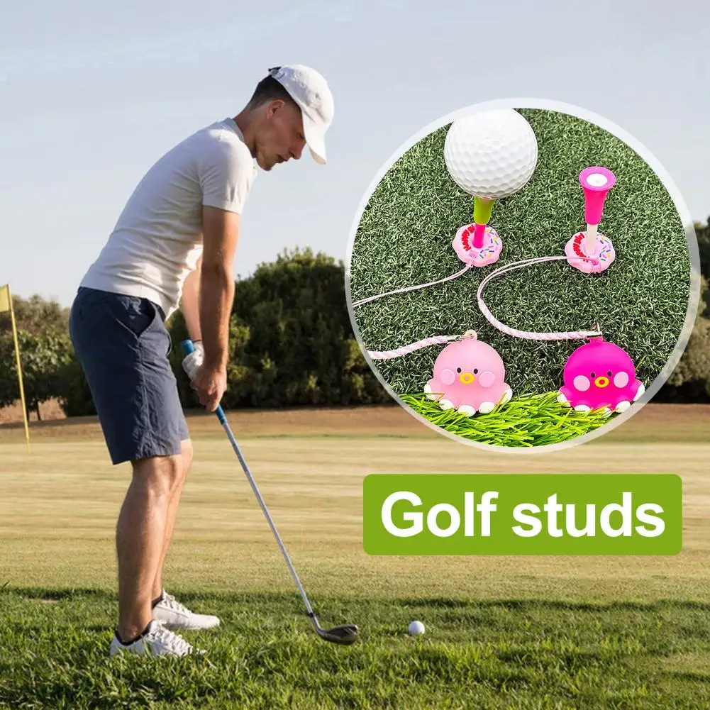 Golf Tee Organizer Premium Space Bear Golf Tee Hanger Anti Rubber Ring with Strap Cute Cartoon Pattern Holder for Men Women
Golf Tee Organizer Premium Space Bear Golf Tee Hanger Anti Rubber Ring with Strap Cute Cartoon Pattern Holder for Men Women