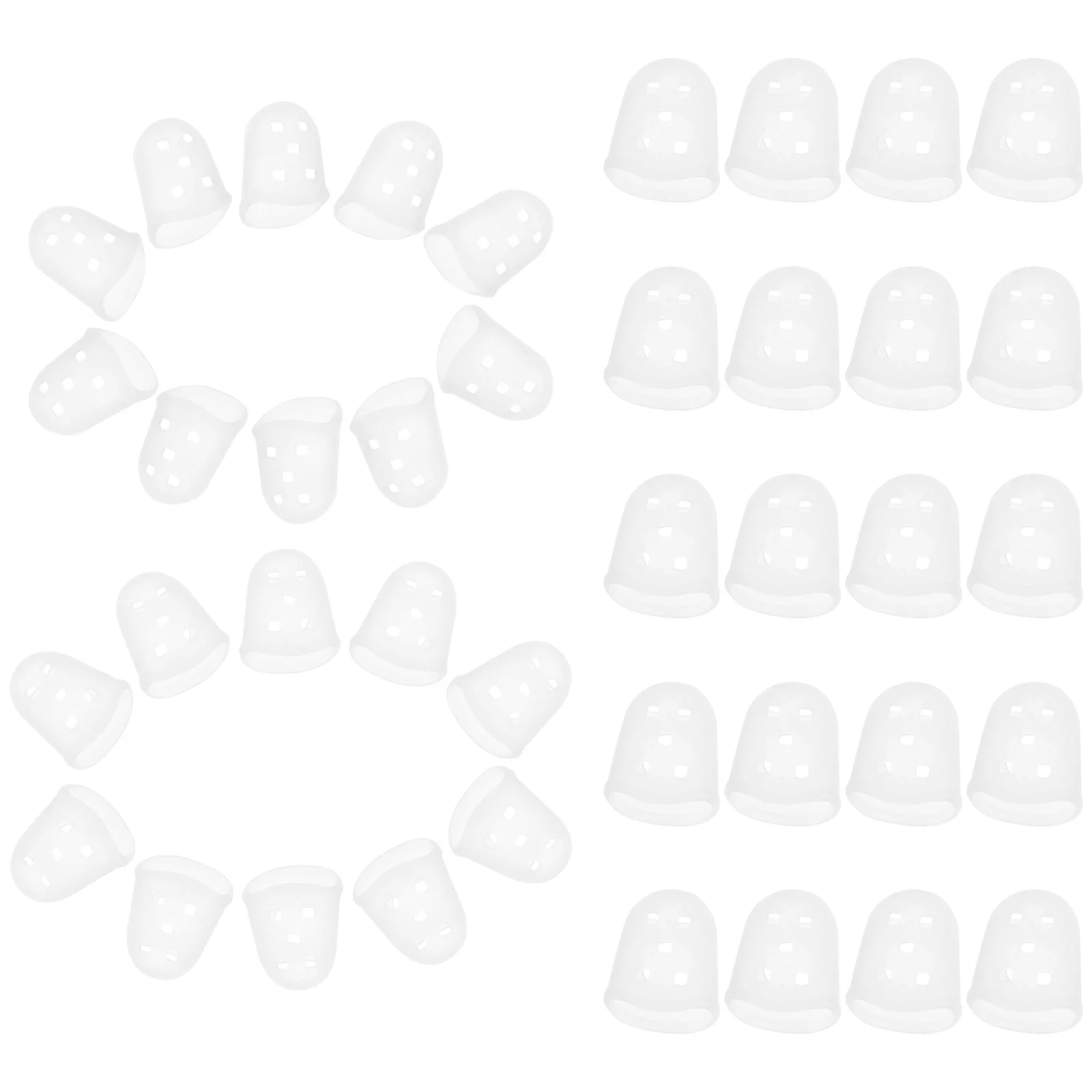 40 Pcs Guitar Finger Cots Sleeves Covers Protective Case Protectors for Players Fingertip Silica Gel Silicone
40 Pcs Guitar Finger Cots Sleeves Covers Protective Case Protectors for Players Fingertip Silica Gel Silicone