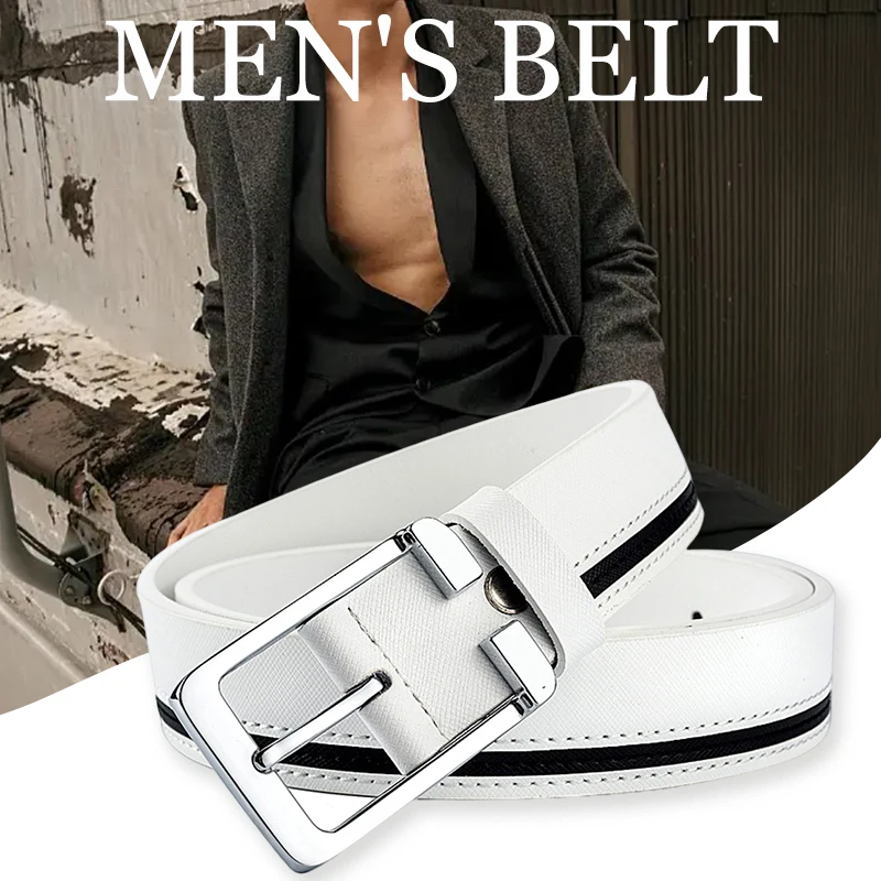 New Men'S Leather High Quality Classic Belt Alloy Pin Buckle Men'S Matching Jeans Business Cowhide Belt
New Men'S Leather High Quality Classic Belt Alloy Pin Buckle Men'S Matching Jeans Business Cowhide Belt