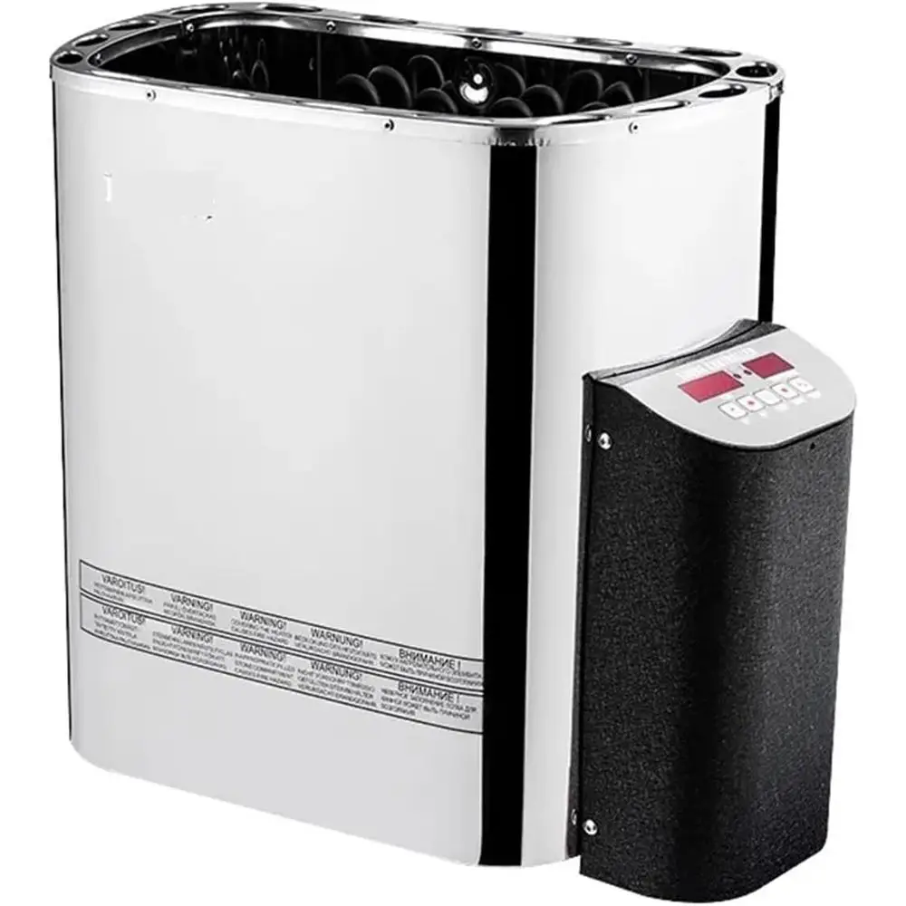 Электрическая печь для сауны из нержавеющей стали мощностью 6 кВт с внутренним контроллером для небольших саун (4,5 кВт, 380 В)
Электрическая печь для сауны из нержавеющей стали мощностью 6 кВт с внутренним контроллером для небольших саун (4,5 кВт, 380 В)