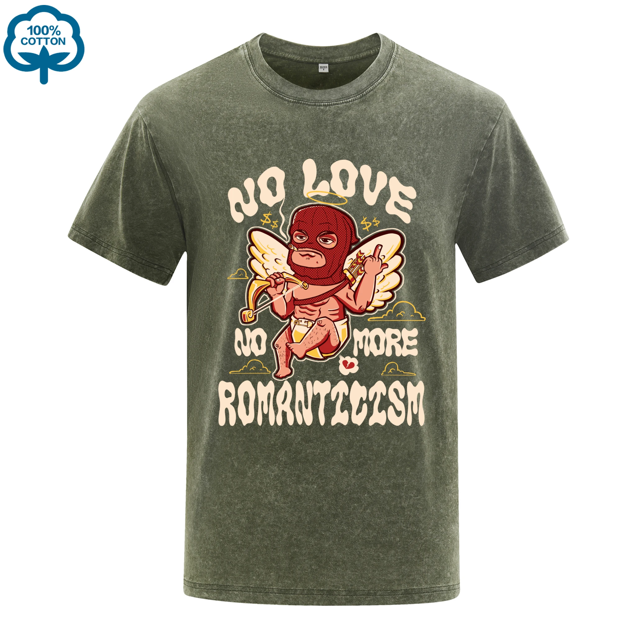 No Love No More Romanticism Baby Angel Print Man Washed T Shirts O-Neck Hip Hop Top Cotton Loose T Shirt Summer Soft Men Clothes
No Love No More Romanticism Baby Angel Print Man Washed T Shirts O-Neck Hip Hop Top Cotton Loose T Shirt Summer Soft Men Clothes