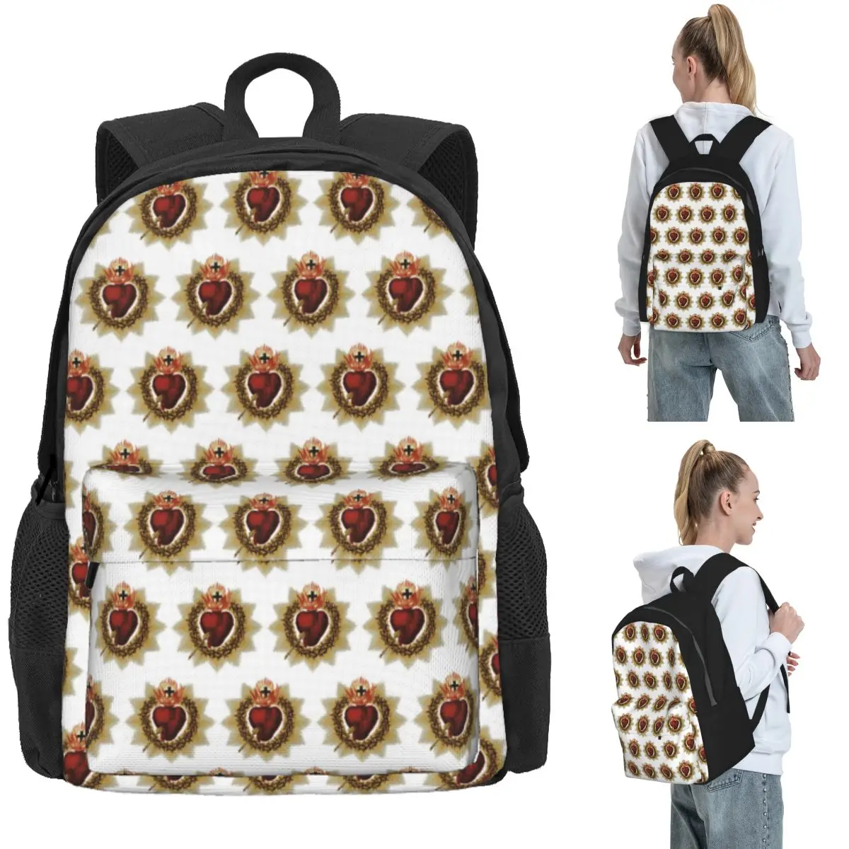 Sacred Heart Of Jesus Catholic Backpack Daypack Large Capacity Kids BookBag School Bag Shoulder Bags for Men Women
Sacred Heart Of Jesus Catholic Backpack Daypack Large Capacity Kids BookBag School Bag Shoulder Bags for Men Women