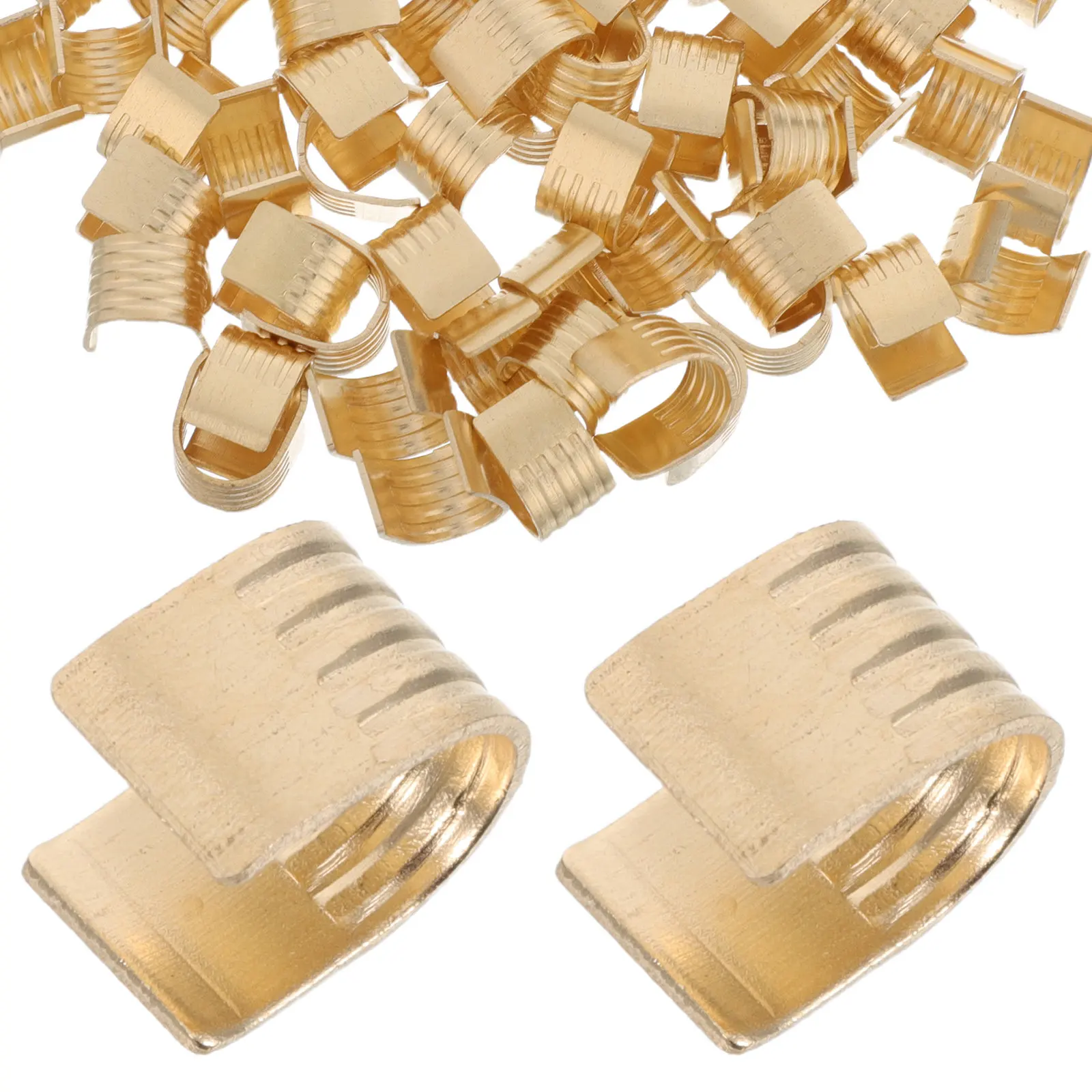 100Pcs 3D Printer Belt Clamp Buckles High-Strength Metal Timing Belt Connector Replacement Accessories Set Buckle Clip
100Pcs 3D Printer Belt Clamp Buckles High-Strength Metal Timing Belt Connector Replacement Accessories Set Buckle Clip