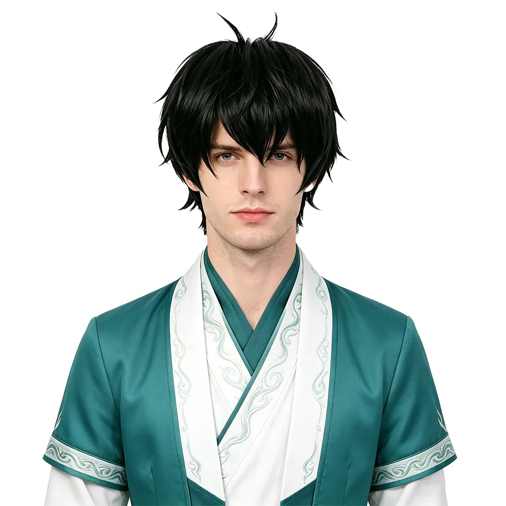 Honkai Star Rail Dan Heng Cosplay Wig Men Short Black Spiky Anime Heat Resistant Synthetic Hair For Halloween Comic Con Party
Honkai Star Rail Dan Heng Cosplay Wig Men Short Black Spiky Anime Heat Resistant Synthetic Hair For Halloween Comic Con Party