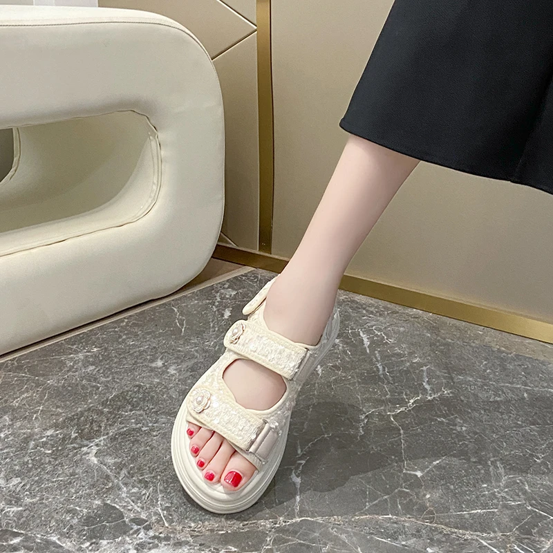 Thick-soled High-heeled Slip-on Platform Waterproof Heel Women's Sandals, Stylish, Versatile, Comfortable and Slip-resistant
Thick-soled High-heeled Slip-on Platform Waterproof Heel Women's Sandals, Stylish, Versatile, Comfortable and Slip-resistant