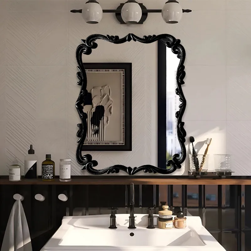 Vintage Wall Mirror Wavy Decoration Bathroom Irregular Makeup Self Adhesive Mirror Nordic Aesthetic Espelhos Home Decorations
Vintage Wall Mirror Wavy Decoration Bathroom Irregular Makeup Self Adhesive Mirror Nordic Aesthetic Espelhos Home Decorations