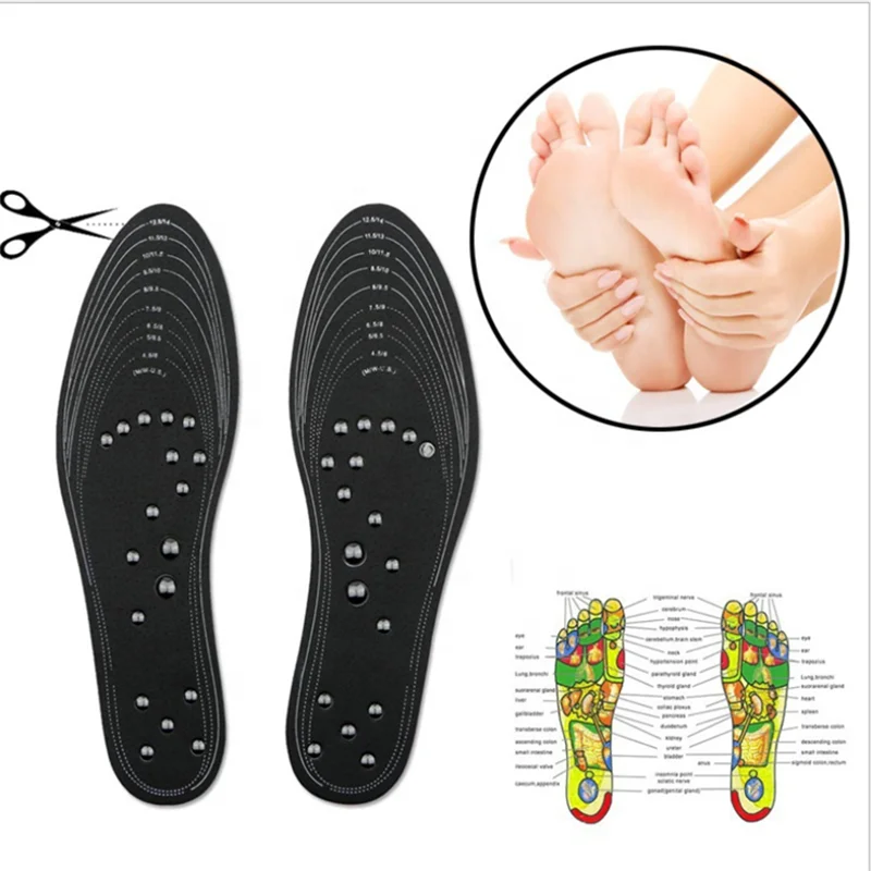 18 magnets Unisex Magnetic Therapy Massage Insoles Foot Acupressure Shoe Pads Therapy Slimming Insoles for Weight Loss
18 magnets Unisex Magnetic Therapy Massage Insoles Foot Acupressure Shoe Pads Therapy Slimming Insoles for Weight Loss
