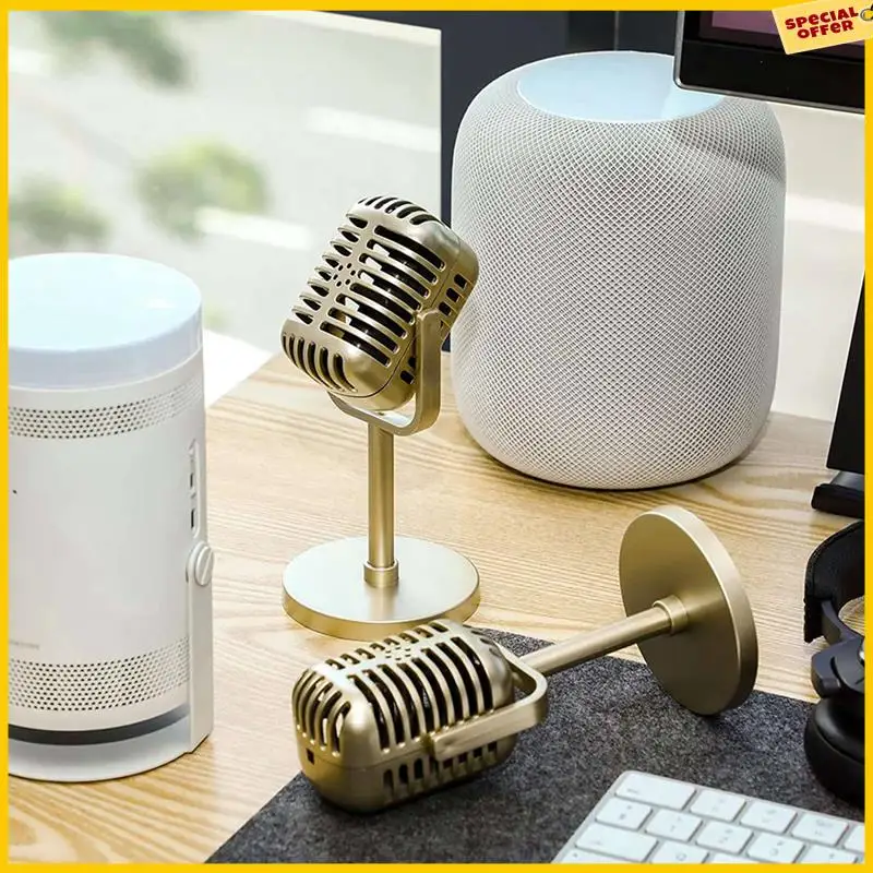 A25P 8Pcs Retro Microphone Props Model Vintage Microphone Antique Microphone Toy Microphone Stage Table Decor,Gold
A25P 8Pcs Retro Microphone Props Model Vintage Microphone Antique Microphone Toy Microphone Stage Table Decor,Gold