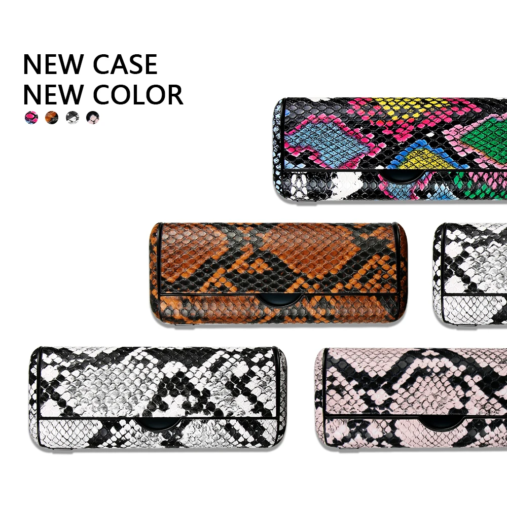 PU leather protective case is suitable for PRIME and features snake skin pattern to protect electronic cigarette accessories.
PU leather protective case is suitable for PRIME and features snake skin pattern to protect electronic cigarette accessories.