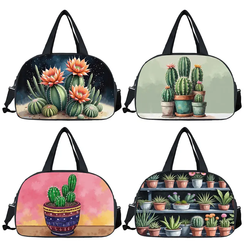 Милая сумка с акварельными суккулентами и принтом кактуса для путешествий, спортивные сумки большой емкости, многофункциональный держатель для обуви 
Милая сумка с акварельными суккулентами и принтом кактуса для путешествий, спортивные сумки большой емкости, многофункциональный держатель для обуви